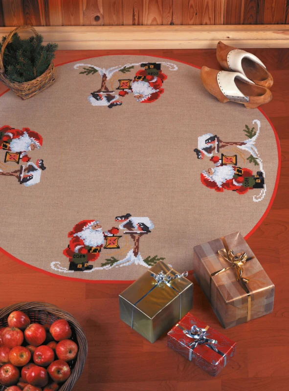 Broderikit Nisse m/ korn Ø 122 cm