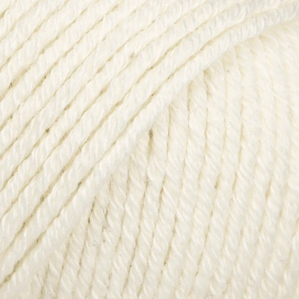 DROPS COTTON Merino 01 Natur