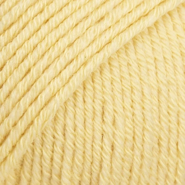 DROPS COTTON Merino 17 Vaniliegul