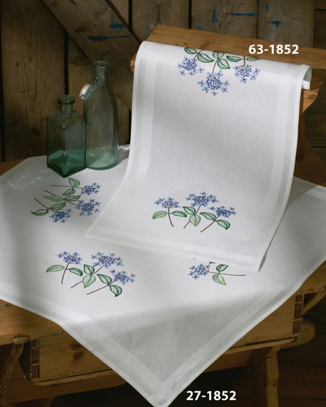 Broderikit Hortensia 40 x 80 cm