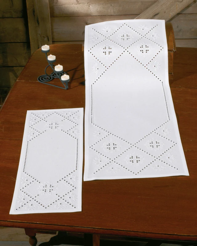 Broderikit Hardanger 25 x 67 cm