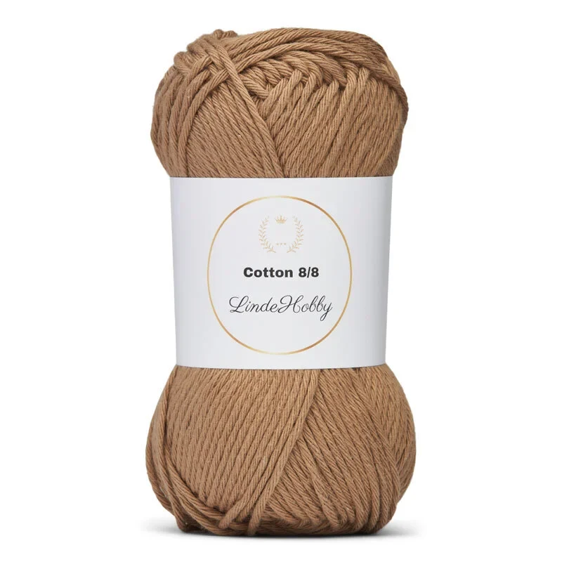 LindeHobby Cotton 8/8 - Natural Harmony, 10 ngl 029 Cammello