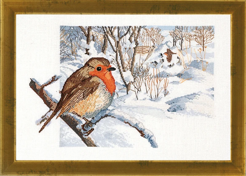Broderikit Rødkælk R5350 47x34 cm
