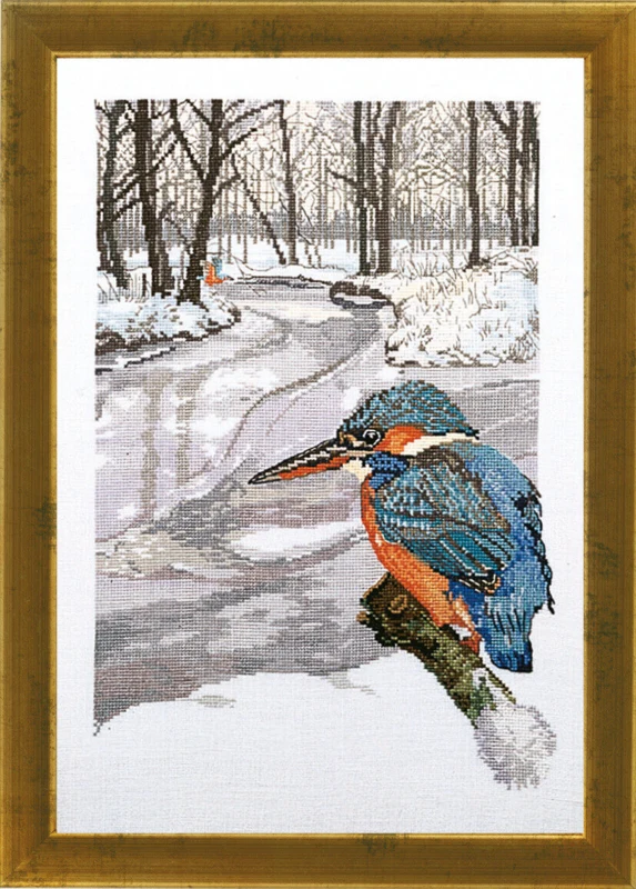 Broderikit Isfugl R5350 47 x 34 cm