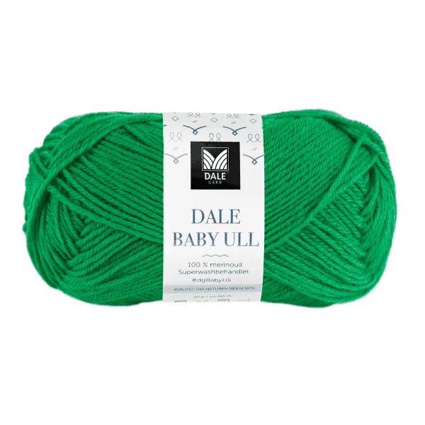 Dale Baby Ull 8536 Skarp grøn