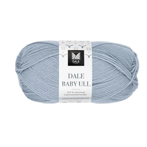 Dale Baby Ull 5931 Støvet blå