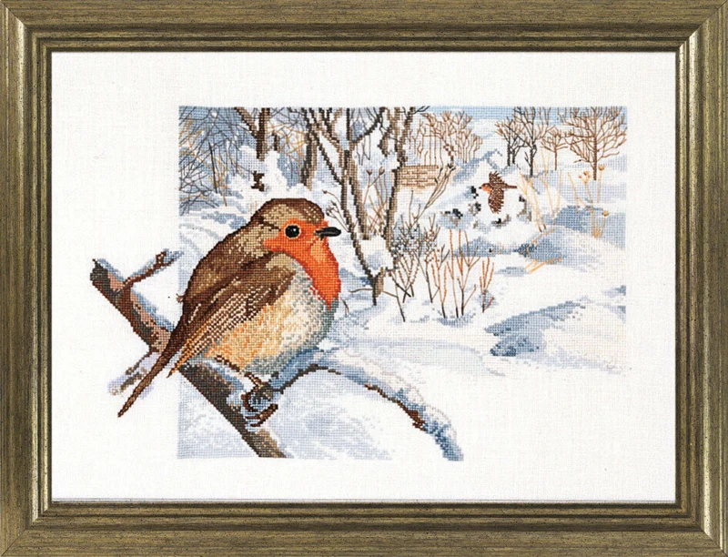 Broderikit Rødkælk 35 x 26 cm R5414