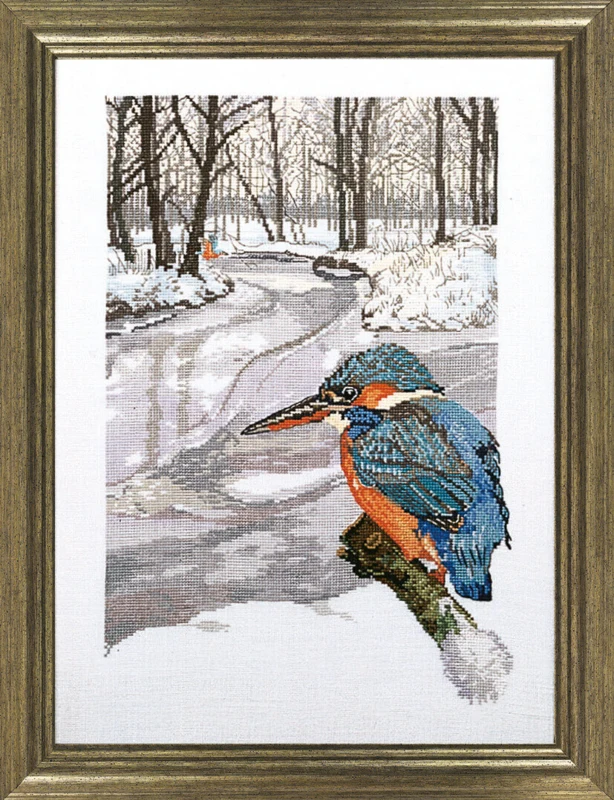 Broderikit Isfugl 26 x 35 cm R5414