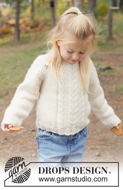 50-8 Creamy Comfort Sweater by DROPS Design