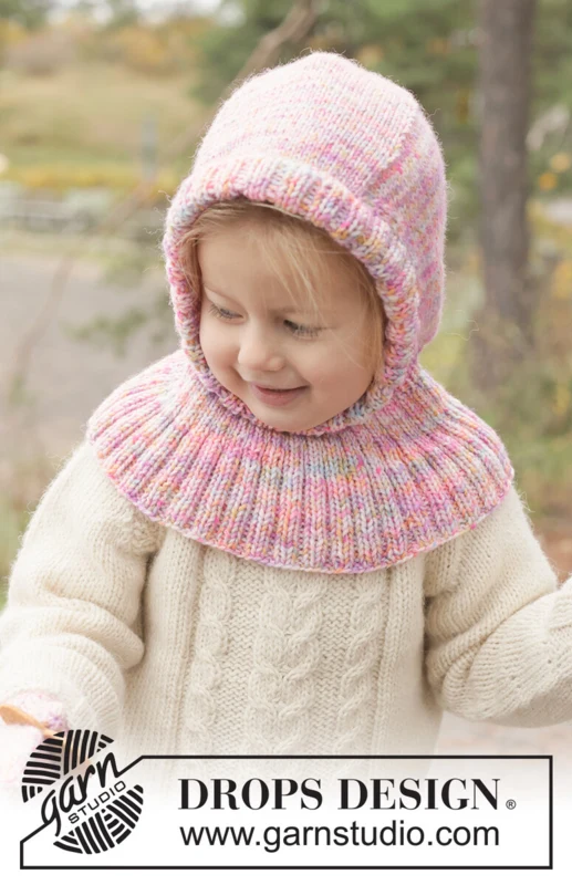 50-5 Fairy Flurry Balaclava by DROPS Design