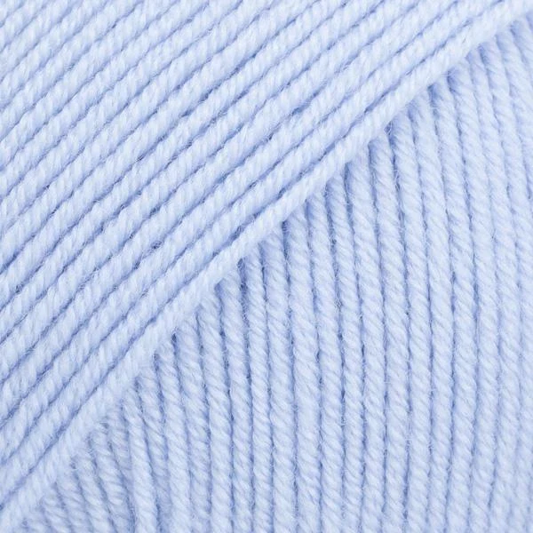 DROPS BABY Merino 24 Lys Himmelblå (Uni Colour) - lavendel skær