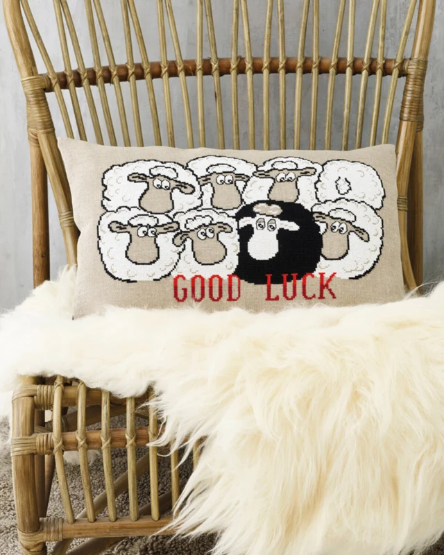 Broderikit Good luck 58 x 40 cm