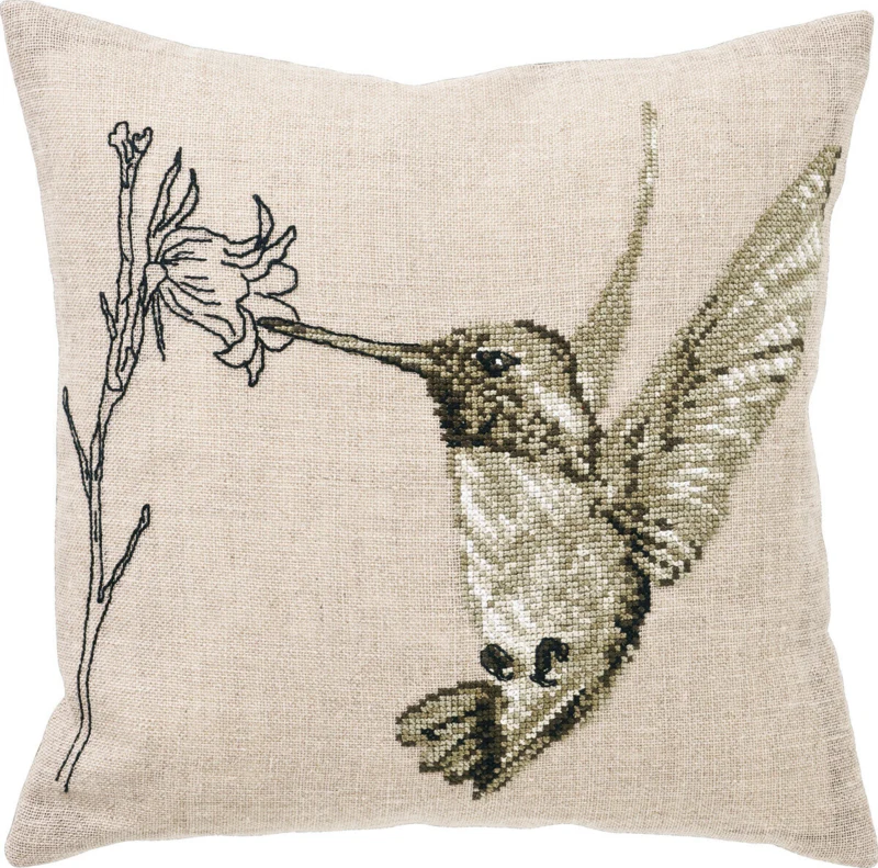 Broderikit Kolibri 40 x 40 cm