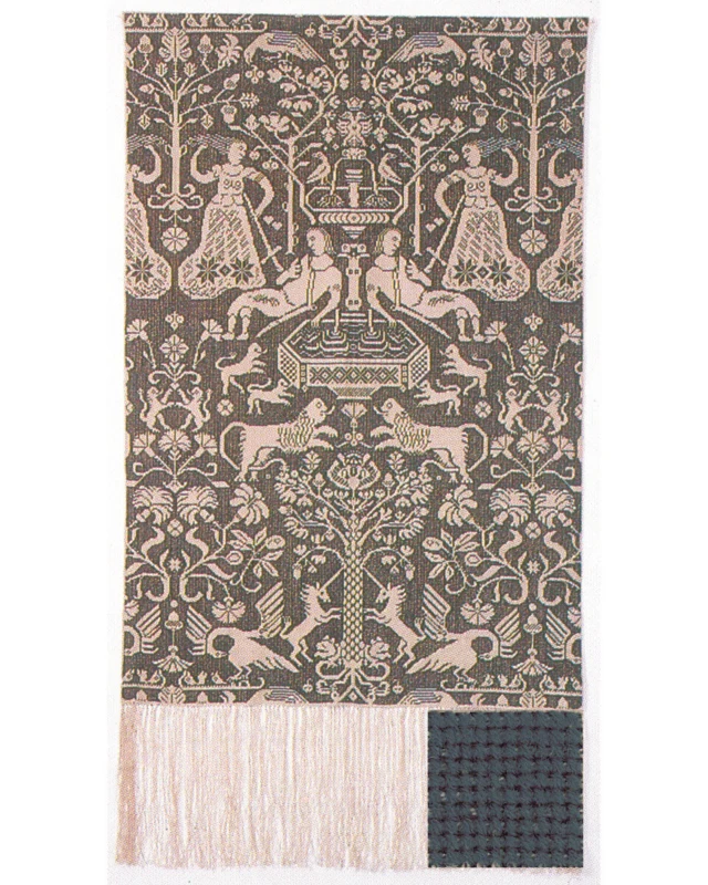Broderikit Beidewand blå 85 x 147 cm