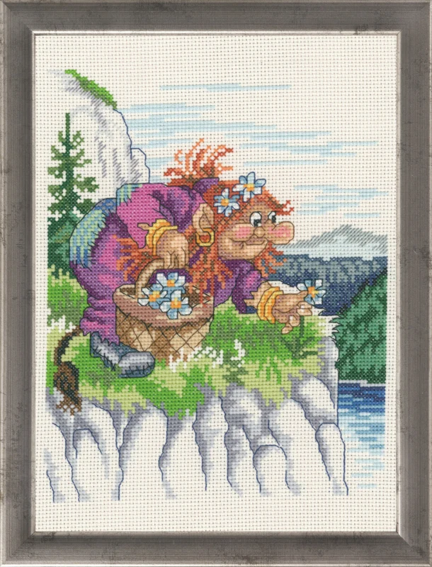 Broderikit Troldemor R5365 21 x 29 cm