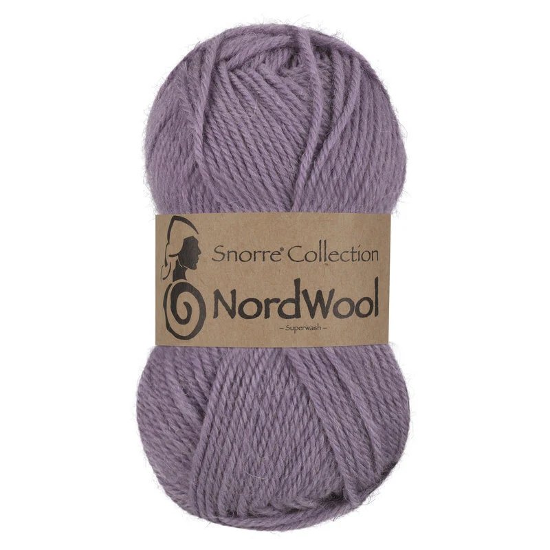Viking Snorre NordWool 168 Mørk lilla