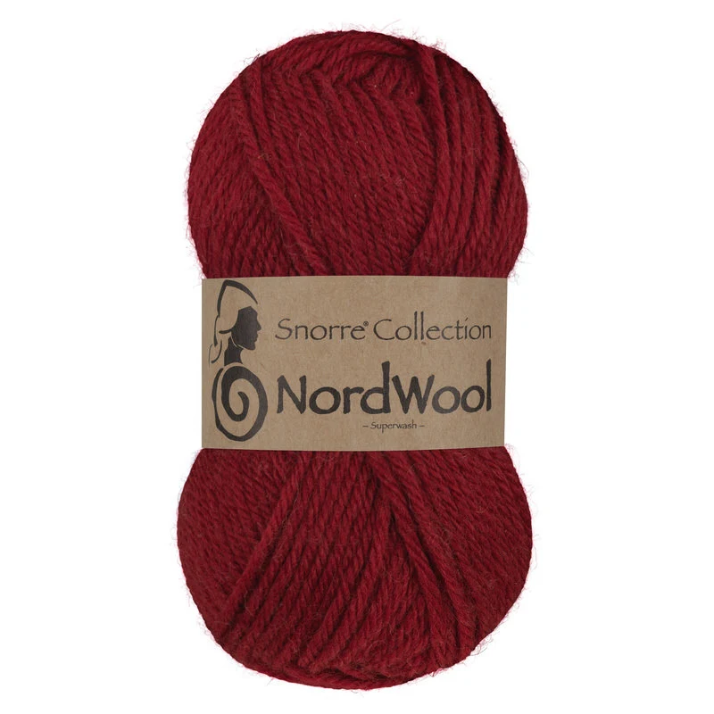 Viking Snorre NordWool 161 Mørk bourgogne