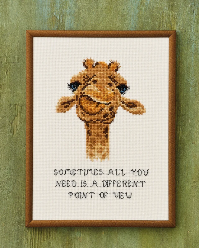Broderikit Giraf 18 x 24 cm R5703