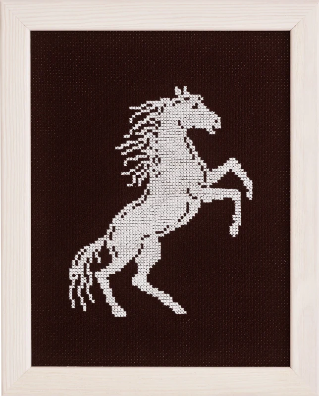 Broderikit Stejlende heste 5381 17 x 22 cm