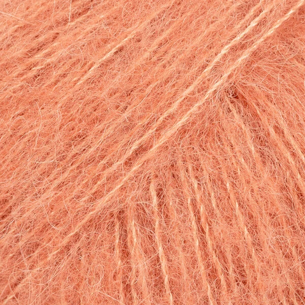 DROPS Brushed Alpaca Silk 22 Lys rust (Uni Colour)