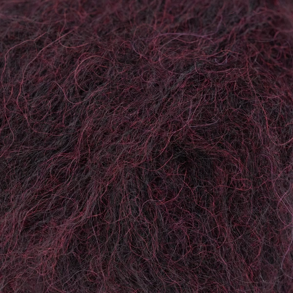 DROPS Brushed Alpaca Silk 43 Mørk drue (Mix)