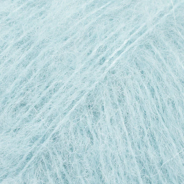 DROPS Brushed Alpaca Silk 15 Lys søgrøn (Uni Colour)
