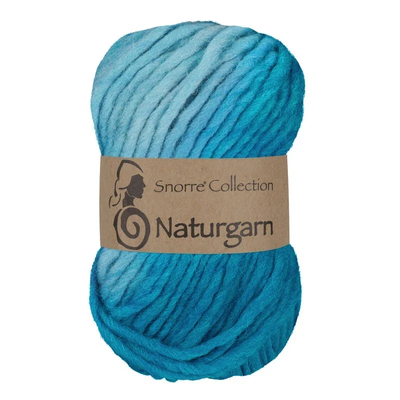 Viking Snorre Naturgarn 629 Multi turkis