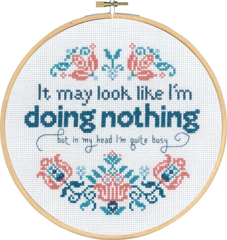 Broderikit Doing Nothing M/5810/22 20 Ø