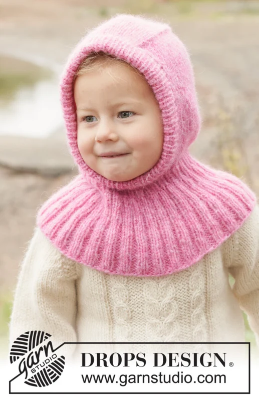 50-7 Dream Petal Balaclava by DROPS Design