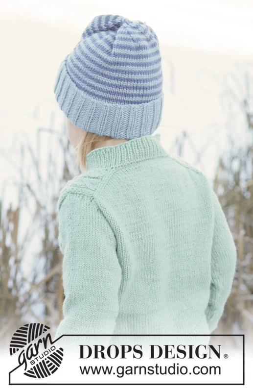 50-16 Chilly Charm Sweater by DROPS Design