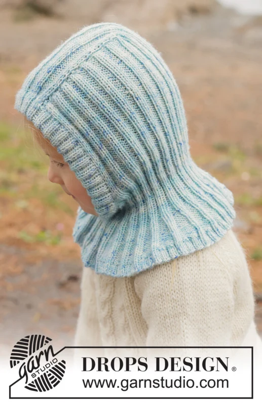 50-18 Crystal Chill Balaclava by DROPS Design