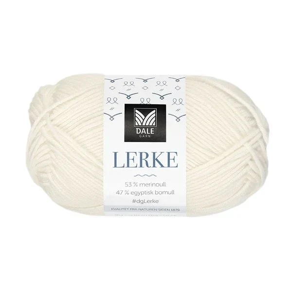Dale LERKE 0020 Ubleget hvid