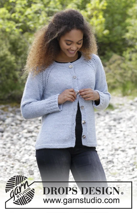 181-29 Beloved Cardigan by DROPS Design