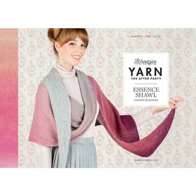 Opskrift: The After Party No.13 English - Essence Shawl - kan kun købes sammen med 1 ngl Whirl
