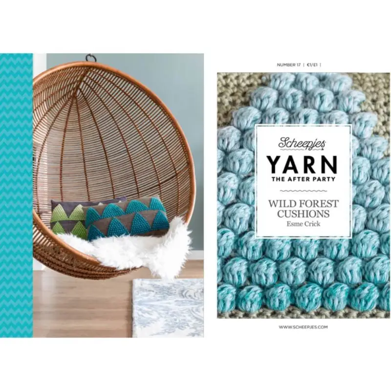 Opskrift: The After Party No.17 English - Wild Forest Cushions - kan kun købes sammen med 1 ngl Whirl