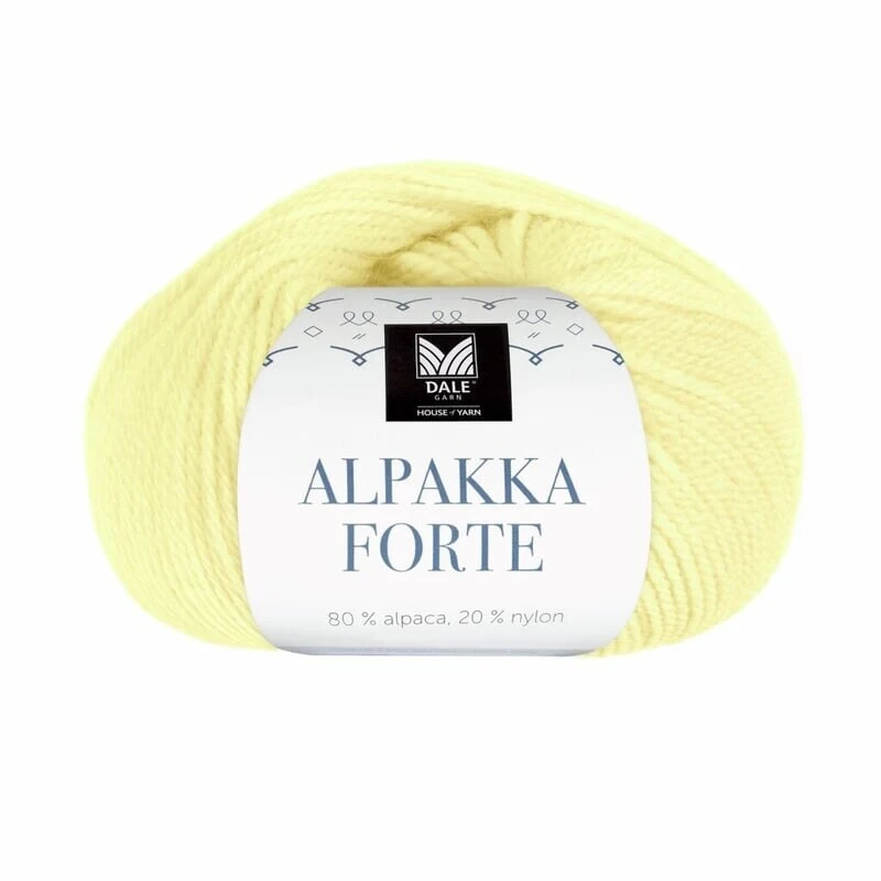Dale Alpakka Forte 747 Lys gul