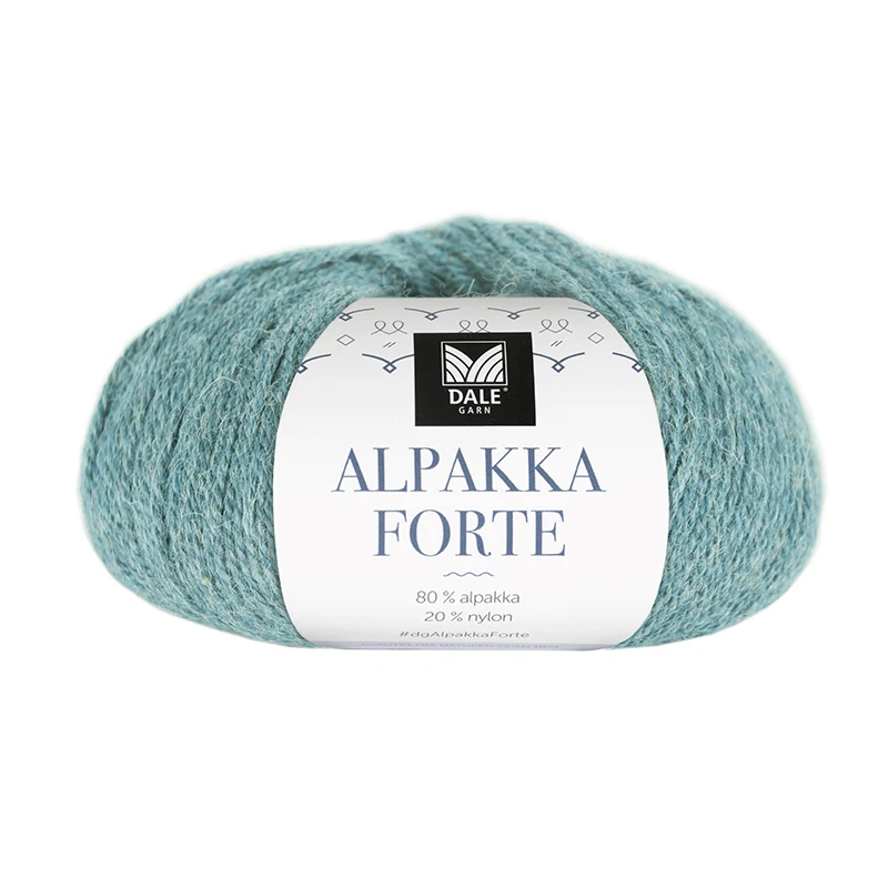 Dale Alpakka Forte 713 Lys søgrøn meleret