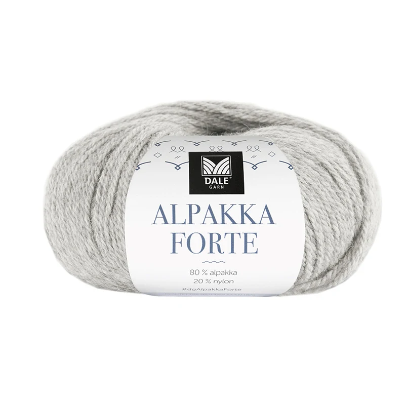 Dale Alpakka Forte 716 Lys grå meleret