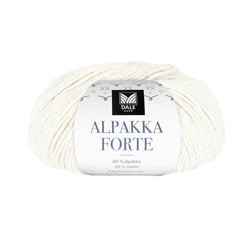 Dale Alpakka Forte 717 Hvid