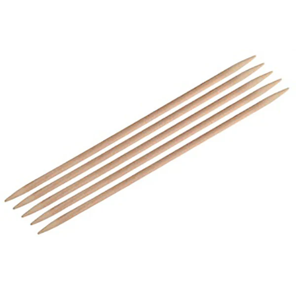 KnitPro Basix Birch Strømpepinde 20 cm (2.00-15.00 mm)