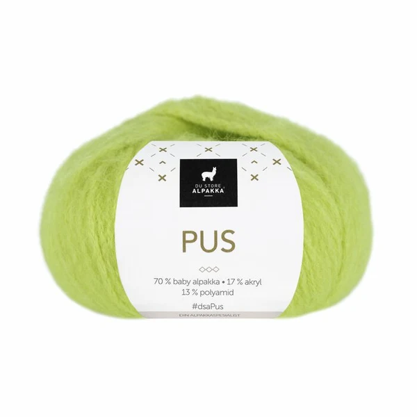 Du Store Alpakka Pus 4056 Pæregrøn
