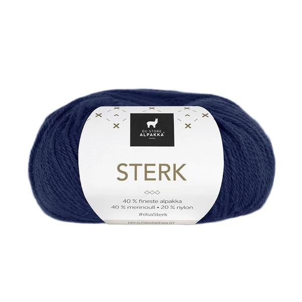 Du Store Alpakka STERK 827 Marineblå