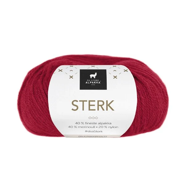 Du Store Alpakka STERK 828 Rød