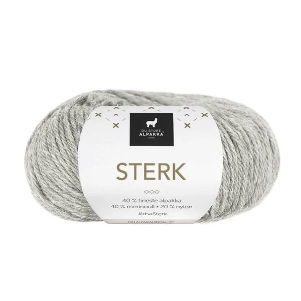 Du Store Alpakka STERK 841 Lys gråmåleret