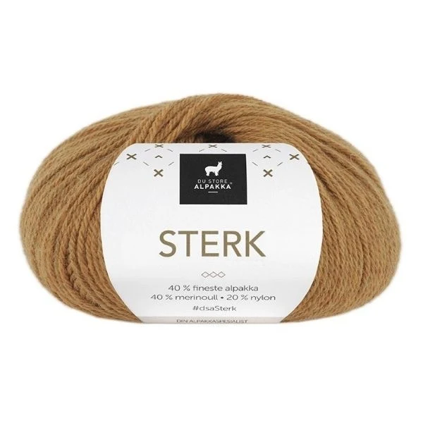Du Store Alpakka STERK 877 Gul Meleret