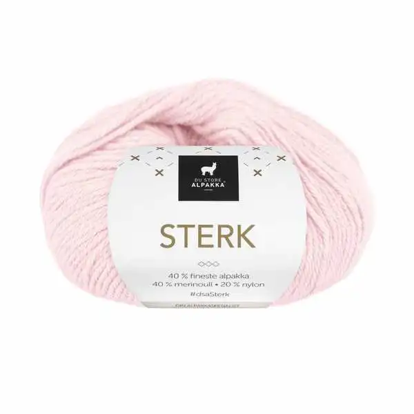 Du Store Alpakka STERK 910 Lys Rosa