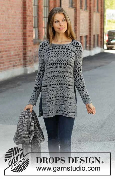 195-14 Grey Sparrow by DROPS Design