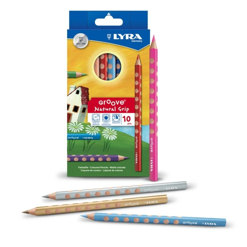 Lyra Groove Farveblyanter, 10 stk