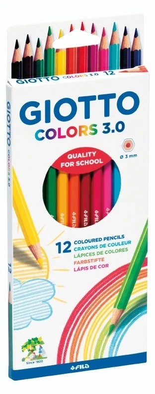 Giotto Colors 3.0 Farveblyanter, 12 stk