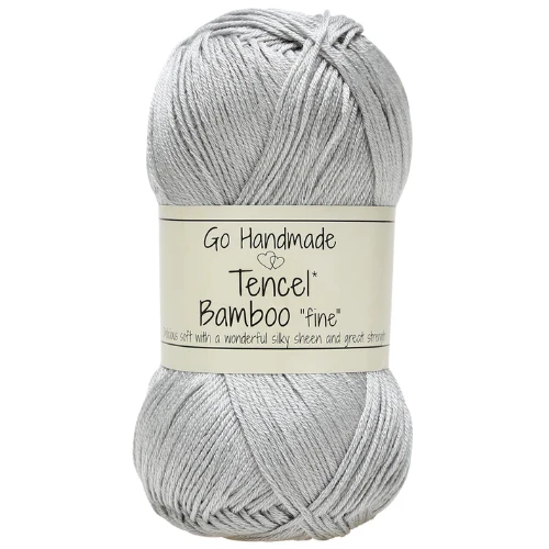 Go Handmade Tencel Bamboo 17358 Lysegrå